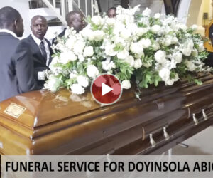 Dignitaries Honour Doyin Abiola With Final Tributes At Burial