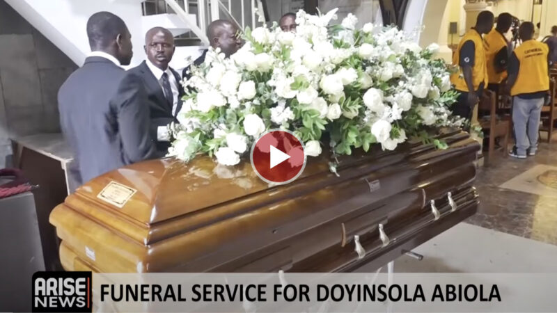 Dignitaries Honour Doyin Abiola With Final Tributes At Burial