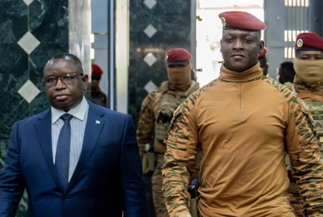 ECOWAS Chair Bio Meets Burkina Faso Leader For Talks On Regional Peace, Stability
