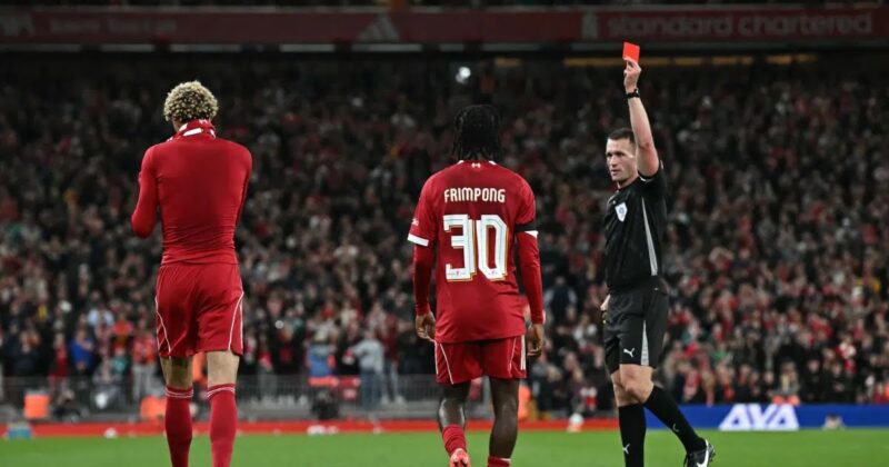 Ekitike apologizes to Liverpool fans after red card exit