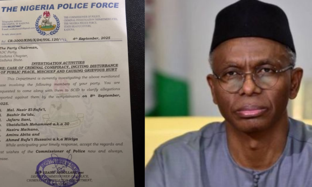 Police Summon El-Rufai, Other ADC Leaders Over Criminal Conspiracy