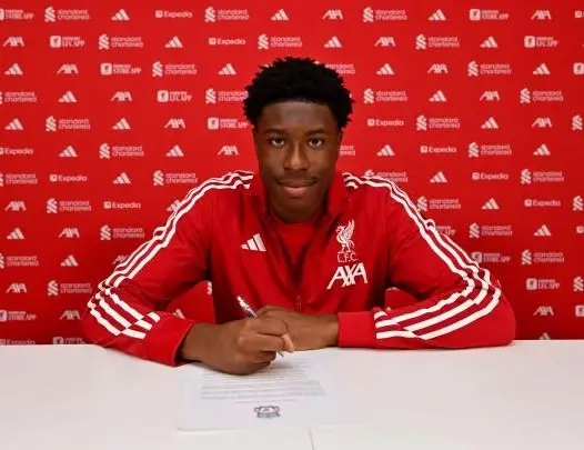Airoboma Signs First Professional Contract With Liverpool
