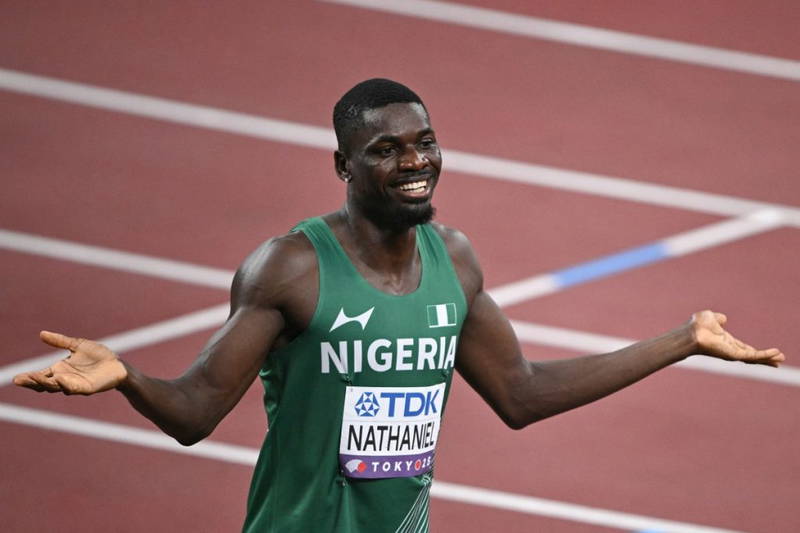 Nathaniel smashes Nigeria 400mh record in 2025 World Athletics World Championships final