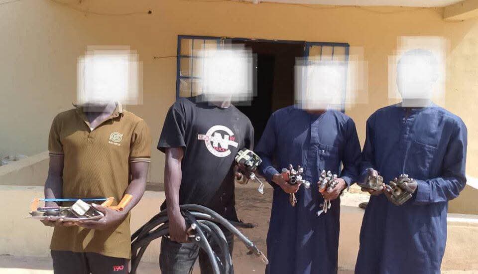 Four Suspects Nabbed For Vandalising School Transformer In Kebbi