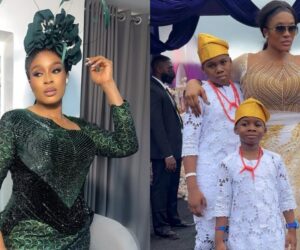 You Were Warned – Junior Pope’s Wife Fumes Over Individual Who Posted Her Kids Photos Online