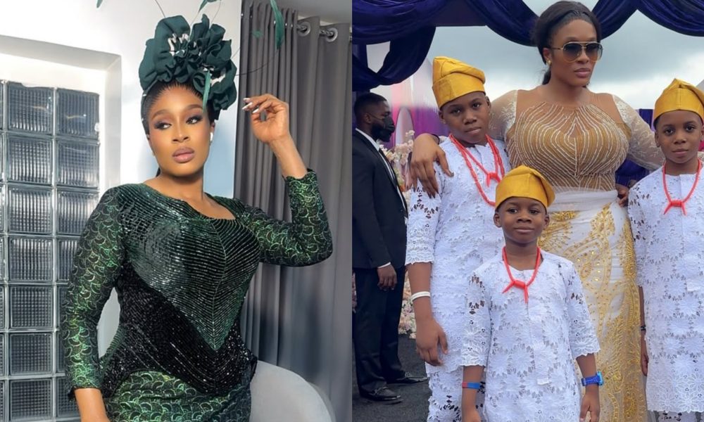 You Were Warned – Junior Pope’s Wife Fumes Over Individual Who Posted Her Kids Photos Online