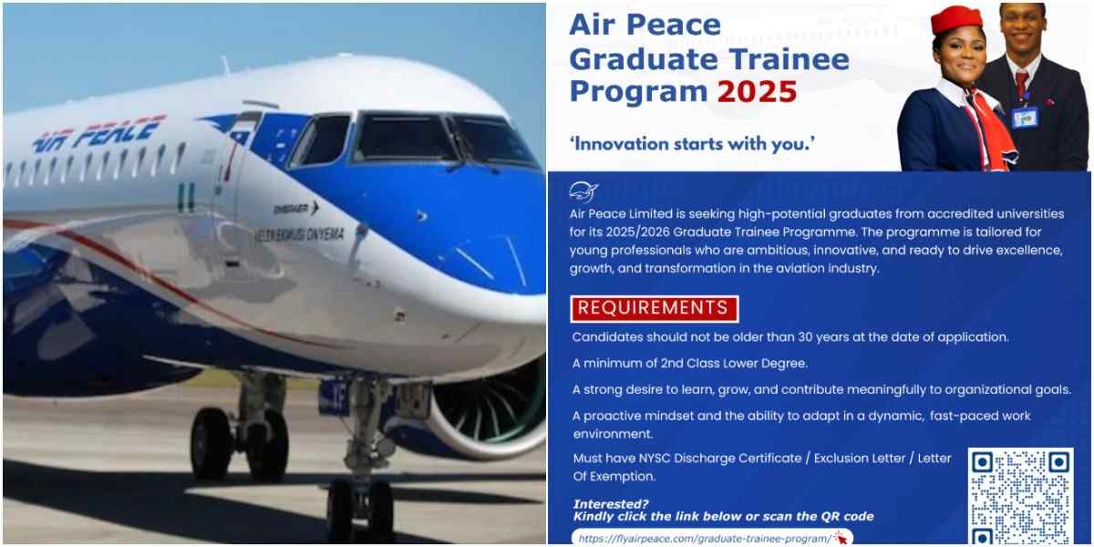 Air Peace announces 1,000 jobs for fresh graduates