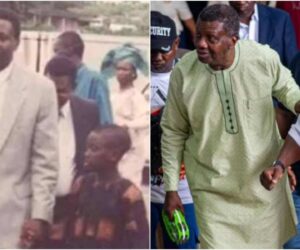 Pastor Adeboye and son, Leke, recreate childhood father-son moment after 30 years