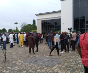 Fubara: Supporters Storm Port Harcourt Airport In Anticipation of Reinstated Rivers Governor’s Return