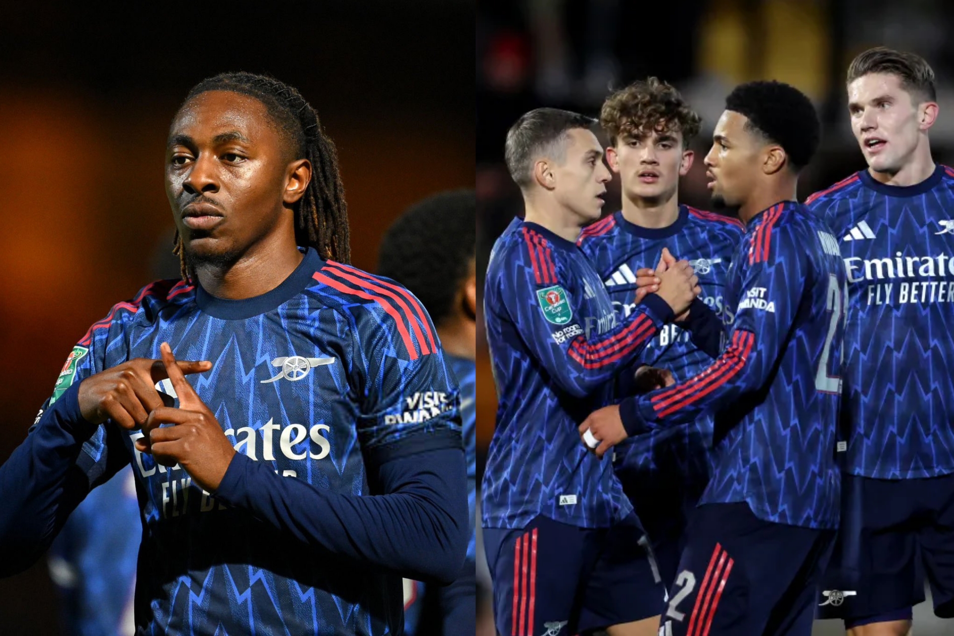 Eze nets first Gunners goal in Carabao Cup win