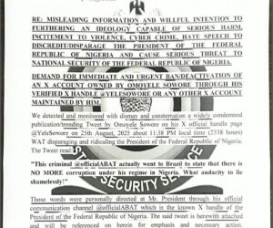 DSS Petitions Elon Musk’s X Platform, Demands Deactivation Of Sowore’s Account Over Post Criticising President Tinubu