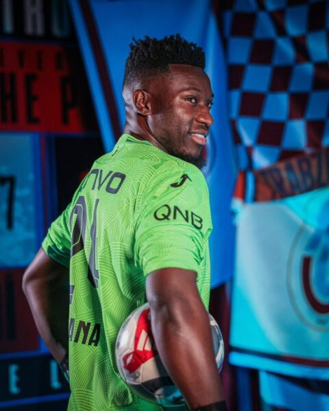AndrÃ© Onana officially unveiled as new Trabzonspor goalkeeper