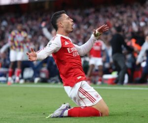 Martinelli’s late strike earns Arsenal point against Man City