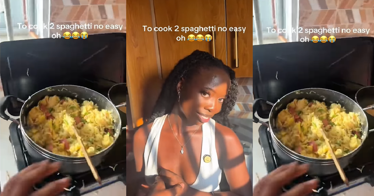 “Fine Girl, See Her Spaghetti” – Man Proudly Shows Off the Meal His Girlfriend Cooked for Them (VIDEO)