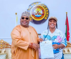 Adeleke appoints puff-puff seller as government house chef, gifts parents millions