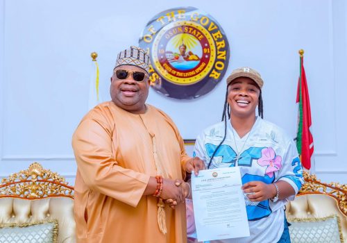 Adeleke appoints puff-puff seller as government house chef, gifts parents millions