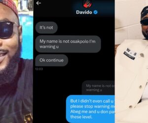 Wizkid’s associate, Tufab accuses Davido of threat; shares proof