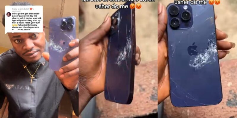 Man fumes after usher allegedly damaged his iPhone over usage in church