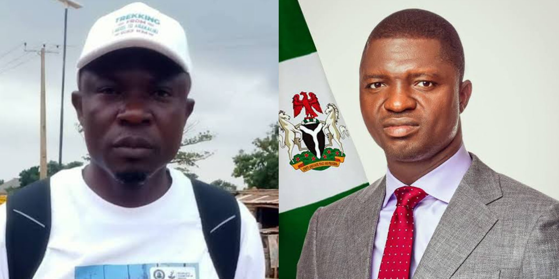 Ebonyi man gets N10m from Gov Nwifuru after trekking from Lagos to Abakaliki