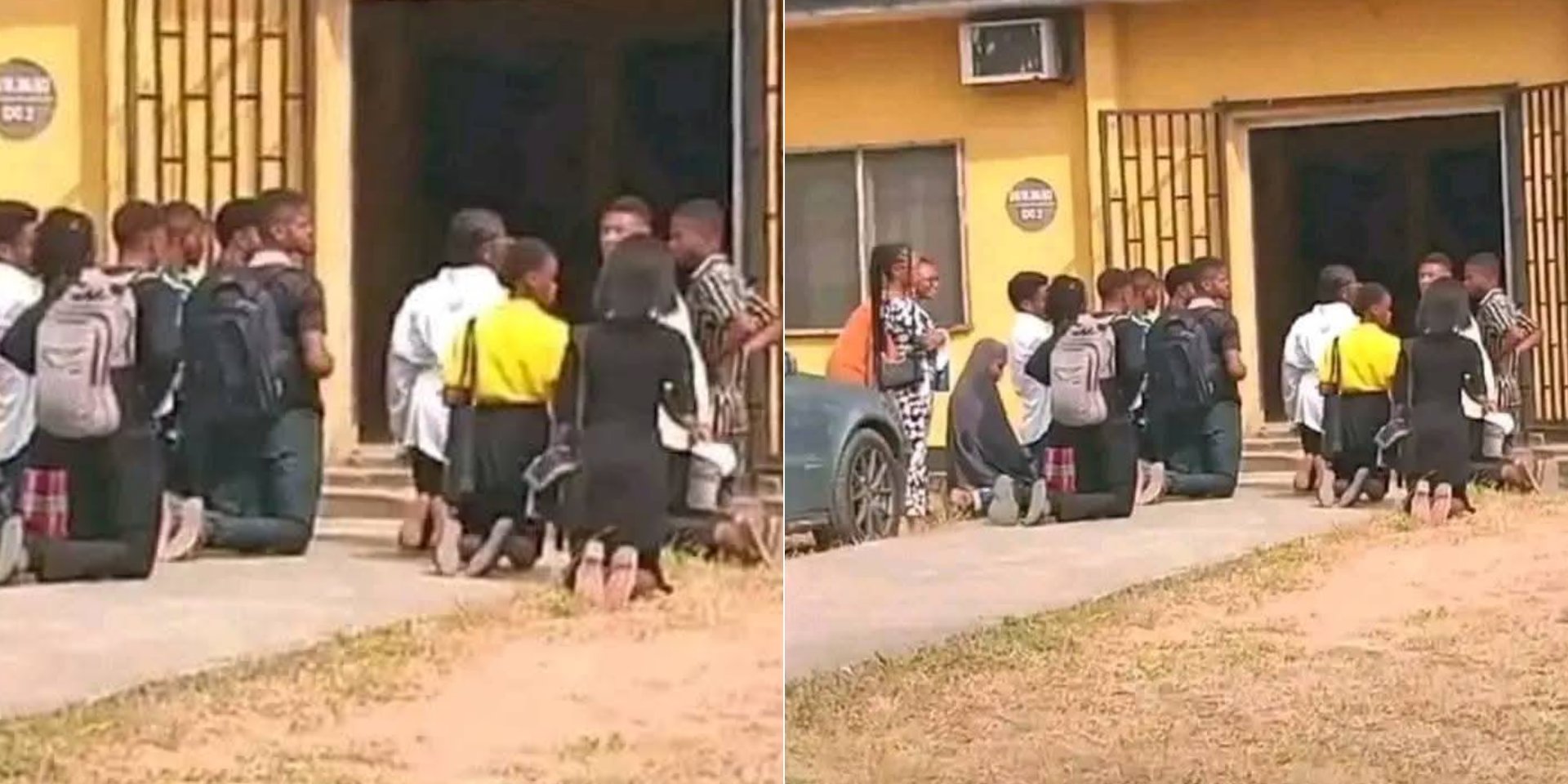 Freshers reportedly beg lecturer to allow them into class