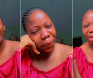 Lady in tears as boyfriend dumps her after 8 years