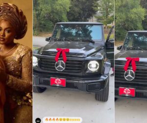 Davido surprises Chioma with brand-new 2025 Mercedes-Benz G580
