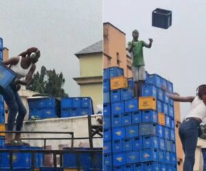Netizens react as lady shows off her ‘hustle’