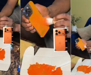 Man paints old iPhone 16 to look like iPhone 17