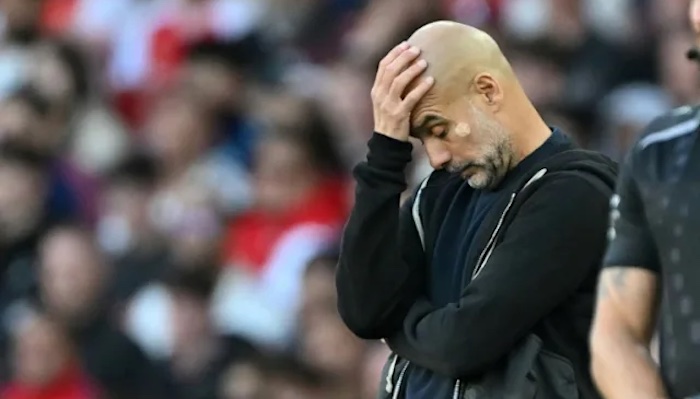 Guardiola Admits To ‘Suffering’ As Martinelli’s Late Strike Denies City Of Three Points