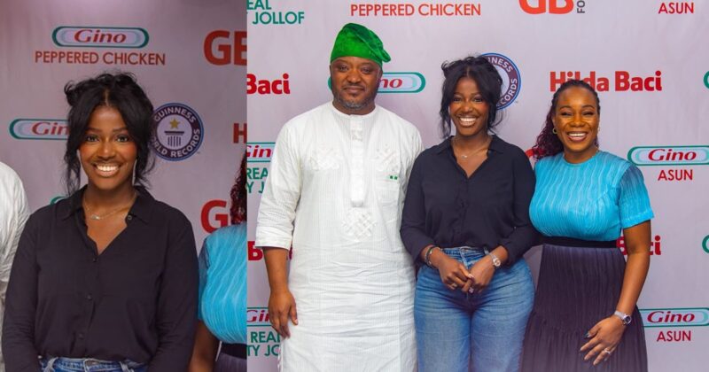 Hilda Baci Makes History: Nigeria’s Largest Pot of Jollof Rice Celebrated at GB Foods (Gino) Africa Press Conference