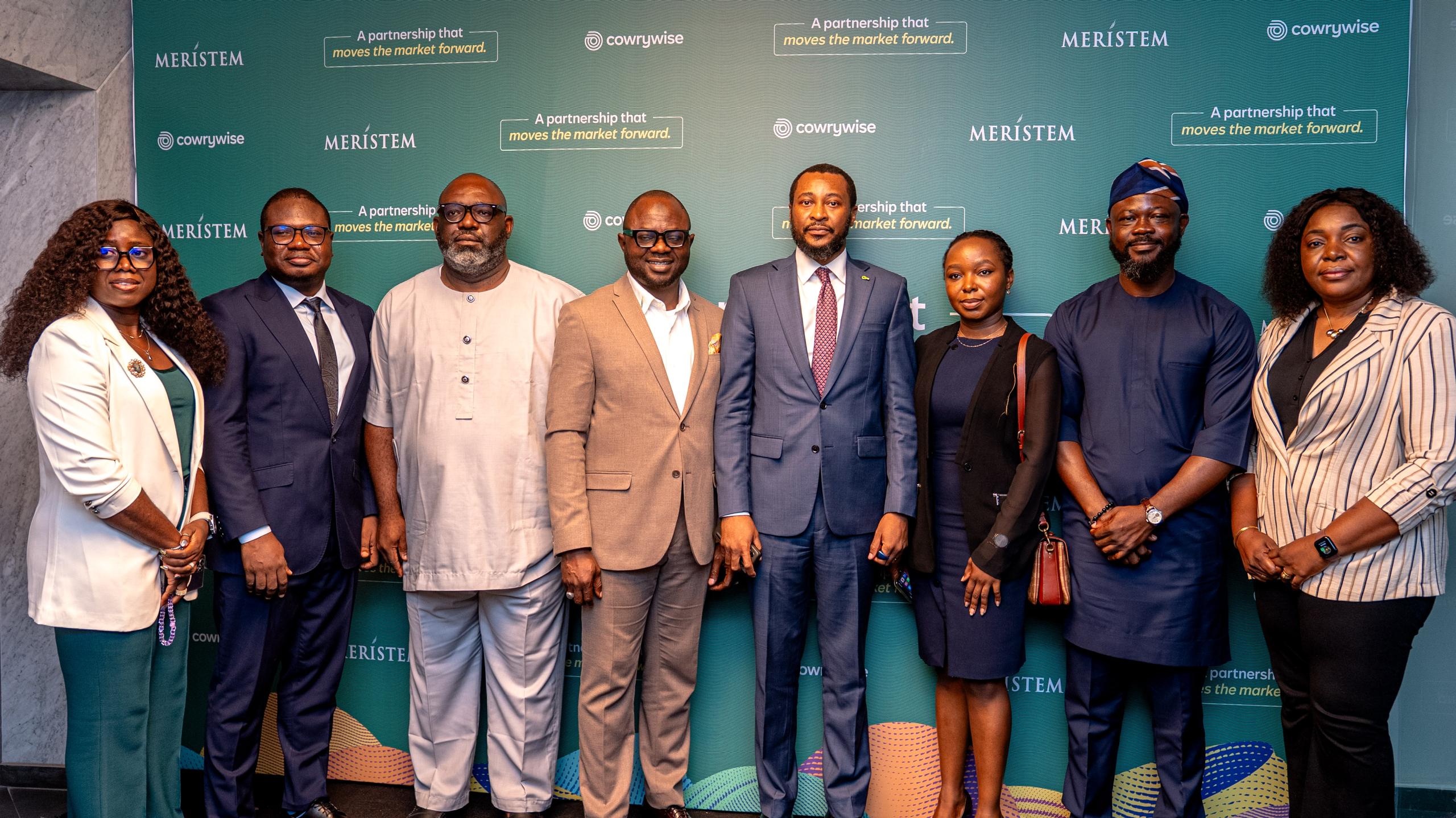 Cowrywise Financial Technology Ltd, through CFTL Digital Services Ltd, partners with Meristem to lower the barrier to entry into the Nigerian capital market