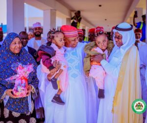 Kano governor receives conjoined twins after surgery in Saudi Arabia