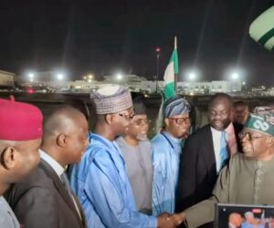 Happening now: Tinubu returns to Abuja after 2-week vacation