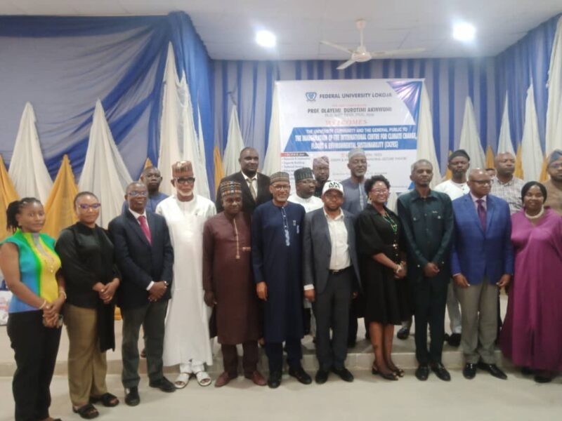 Climate change: Akinwumi calls for collective responsibility, inaugurates  I3CFES in FUL