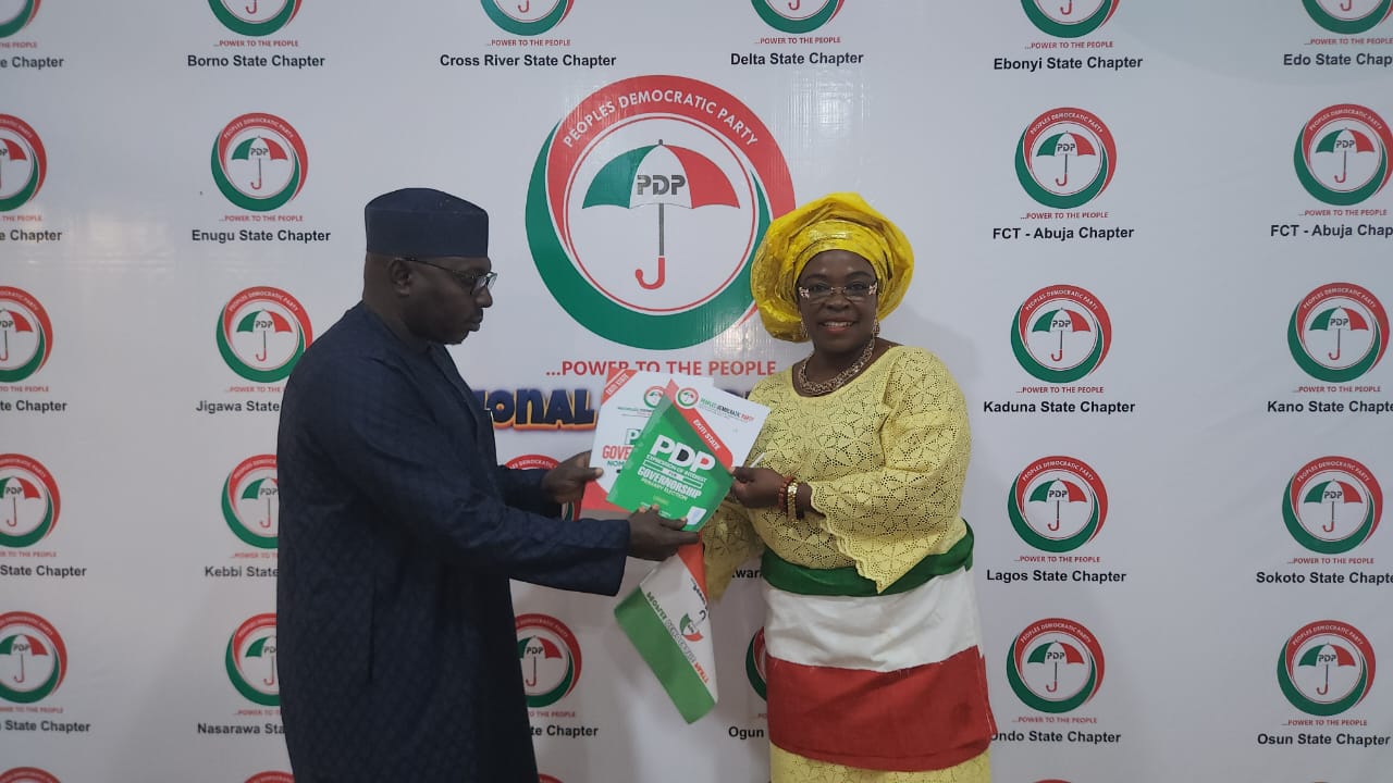 PDP Female Aspirant Obtains Nomination Form – Independent Newspaper Nigeria
