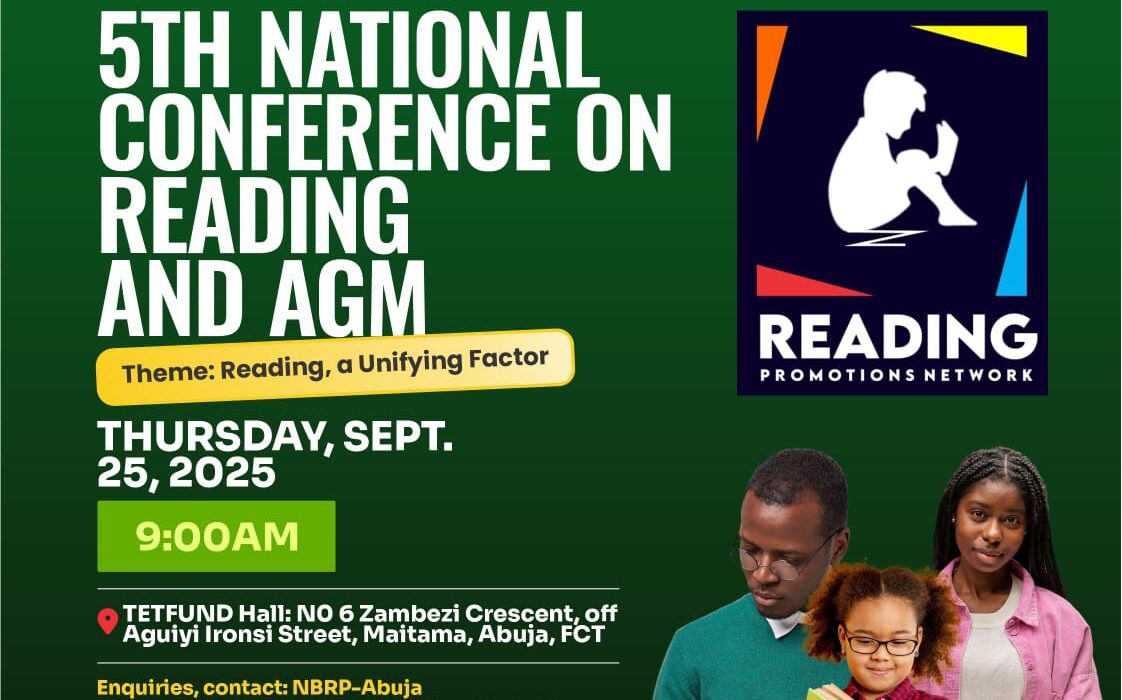 NBRP sets to hold its 5th National reading conference in Abuja