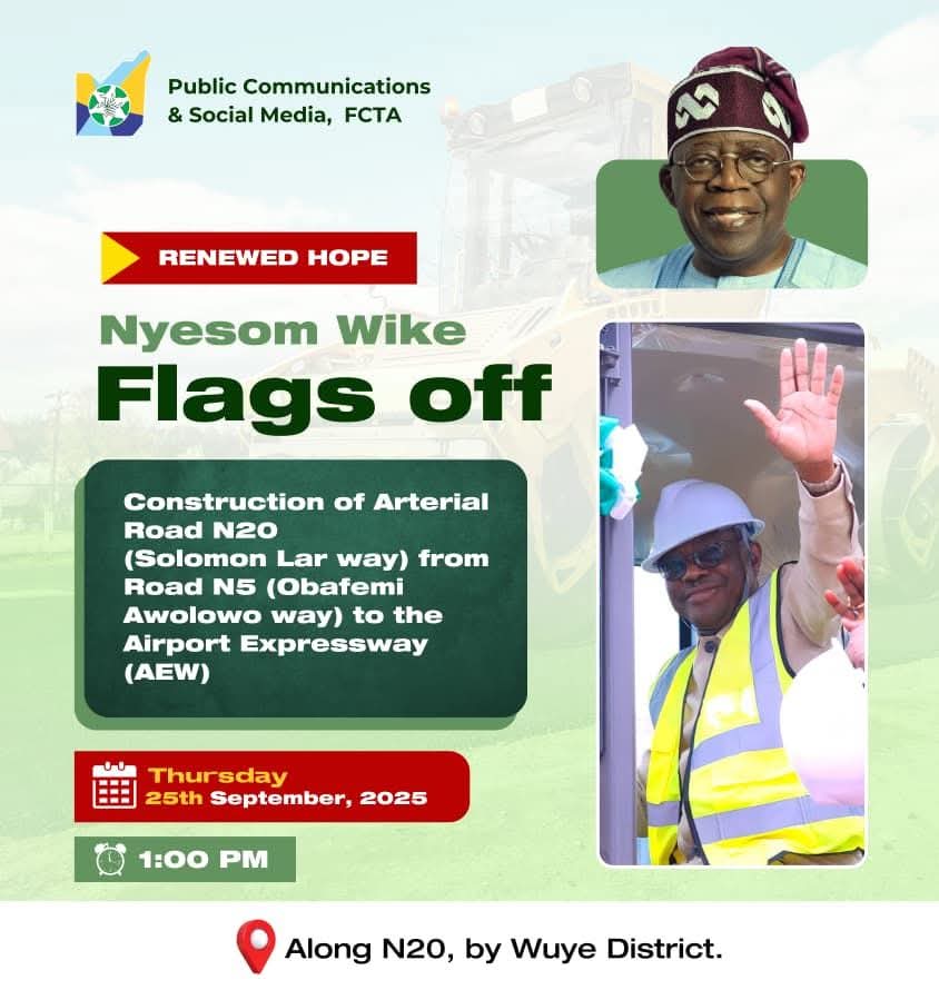 Wike Set To Flag Off Construction Of Arterial Road N20 In FCT