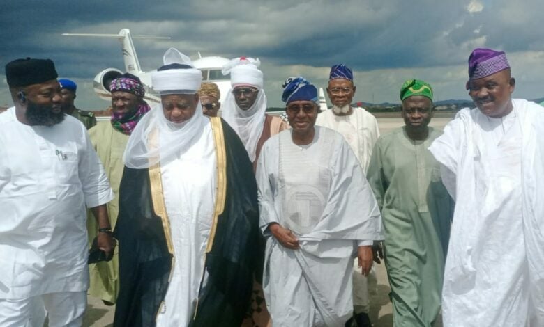 Sultan Of Sokoto Arrives Ibadan For 44th Olubadan’s Coronation