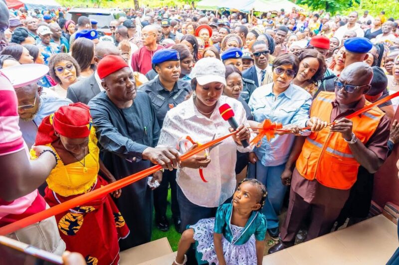 Ebonyi governor’s wife builds houses for widows