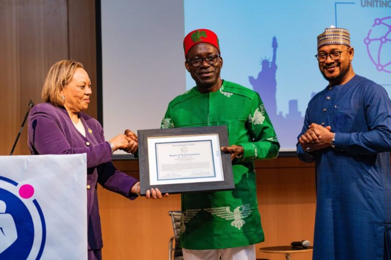 Soludo receives triple honours in New York