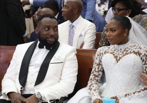 Atiku, El-Rufai, Osibajo, others attend Amaechi son’s wedding