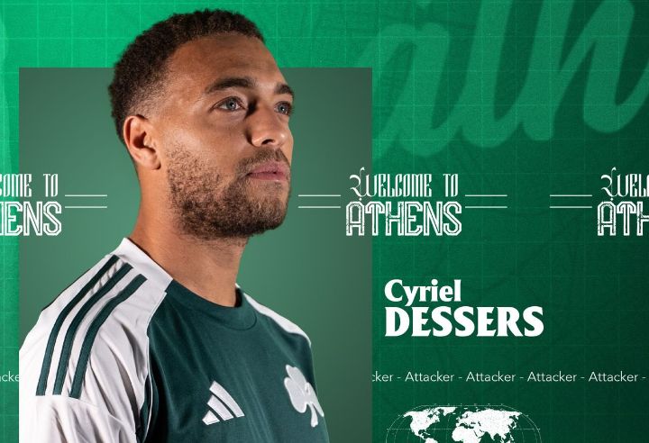 Dessers joins Greek side Panathinaikos, takes No.33 shirt