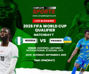 Nigeria Vs Rwanda Live Blogging – 2026 FIFA World Cup Qualifier: Group C Matchday 7