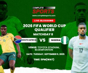South Africa vs Nigeria Live Blogging – 2026 FIFA World Cup Qualifier: Group C Matchday 8