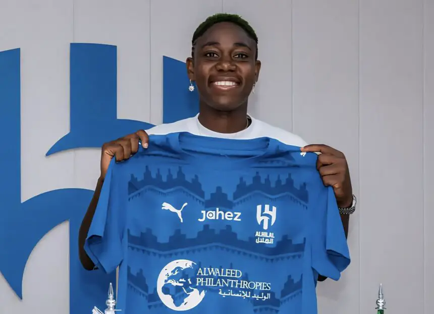 Oshoala Moves To Saudi Club Al-Hilal