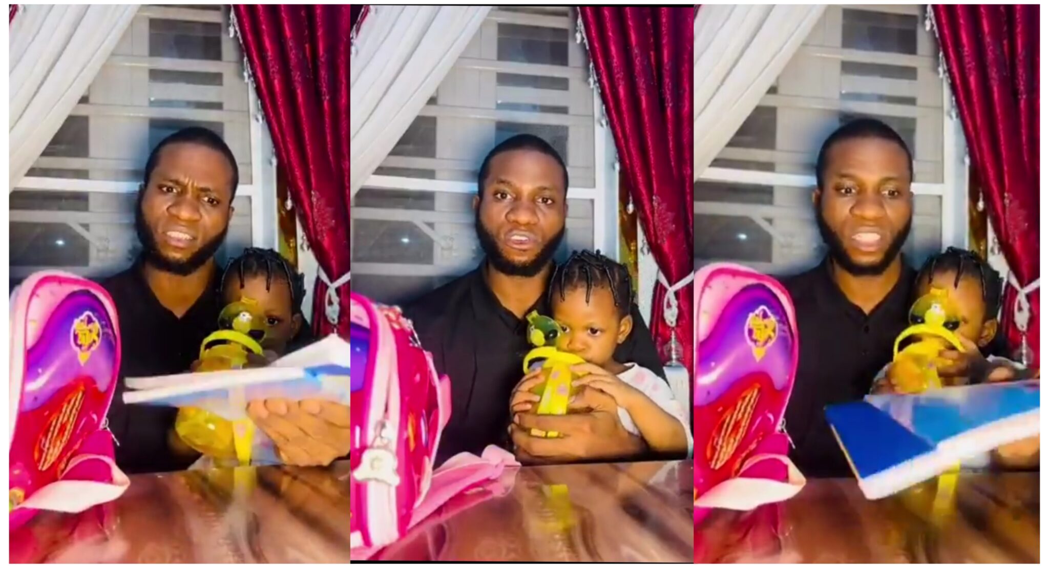 Man upset as school gives his 2-year-old daughter an assignment