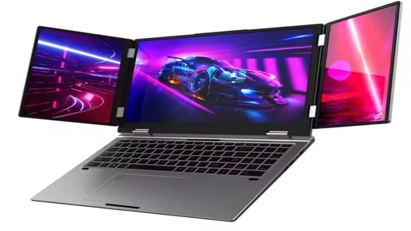 Crazy new triple-screen laptop tries to merge desktop power with portability but ends up raising doubts about everyday usability