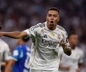 UCL: Mbappe’s double gives 10-Man Real Madrid 2-1 win over Marseille
