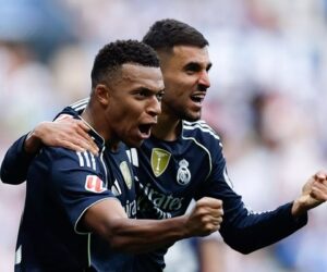 La Liga: Mbappe shines as 10-man Real Madrid edge Sociedad 2-1