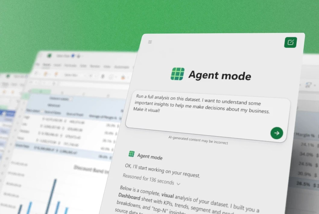Microsoft Launches Agent Mode, Office Agent to Boost Productivity in Word, Excel and PowerPoint